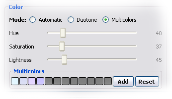 multicolor color mode